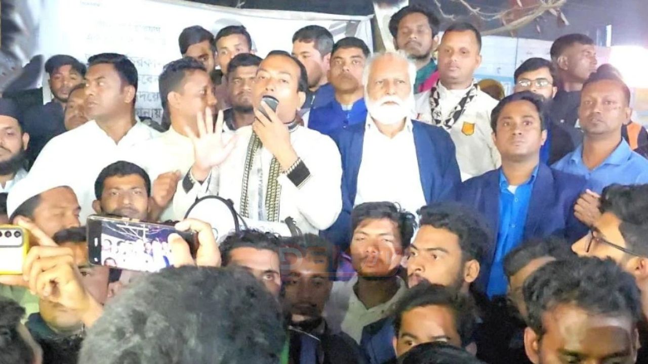 চাঁ'দাবা'জমুক্ত গৌরীপুর গড়তে ধানের শীষে ভোট চাইলেন