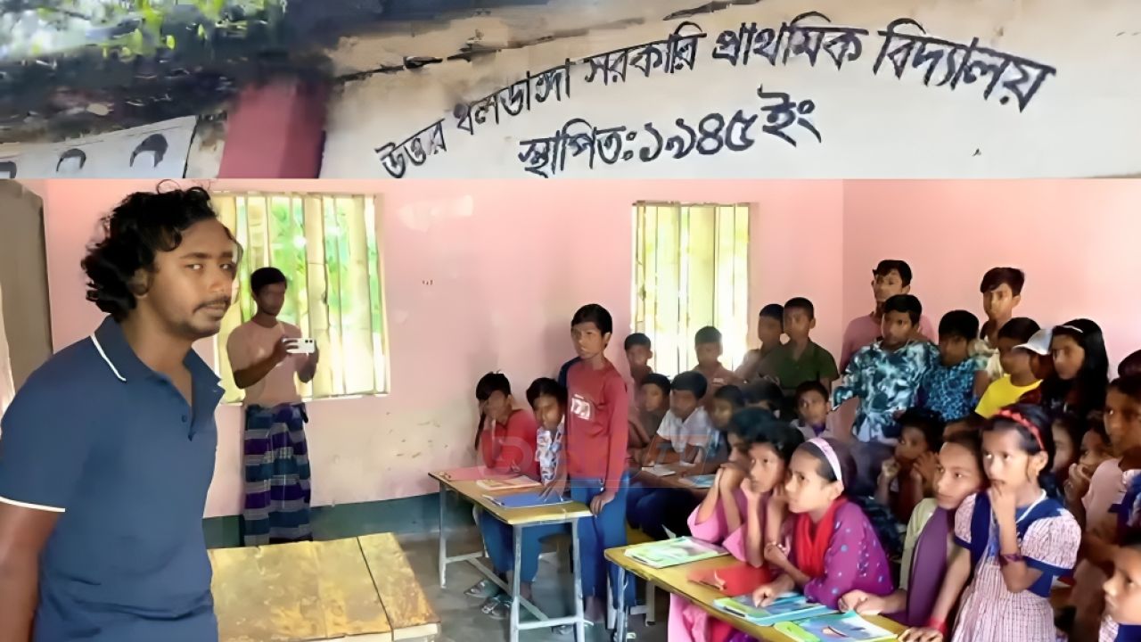 এক শিক্ষিকায় কয়েক বছর ধরে চলছে পাঠদান, যান ৩০ কিলো দুর থেকে, হুম'কিতে শিক্ষা, স্বাস্থ্য ও নিরাপত্তা