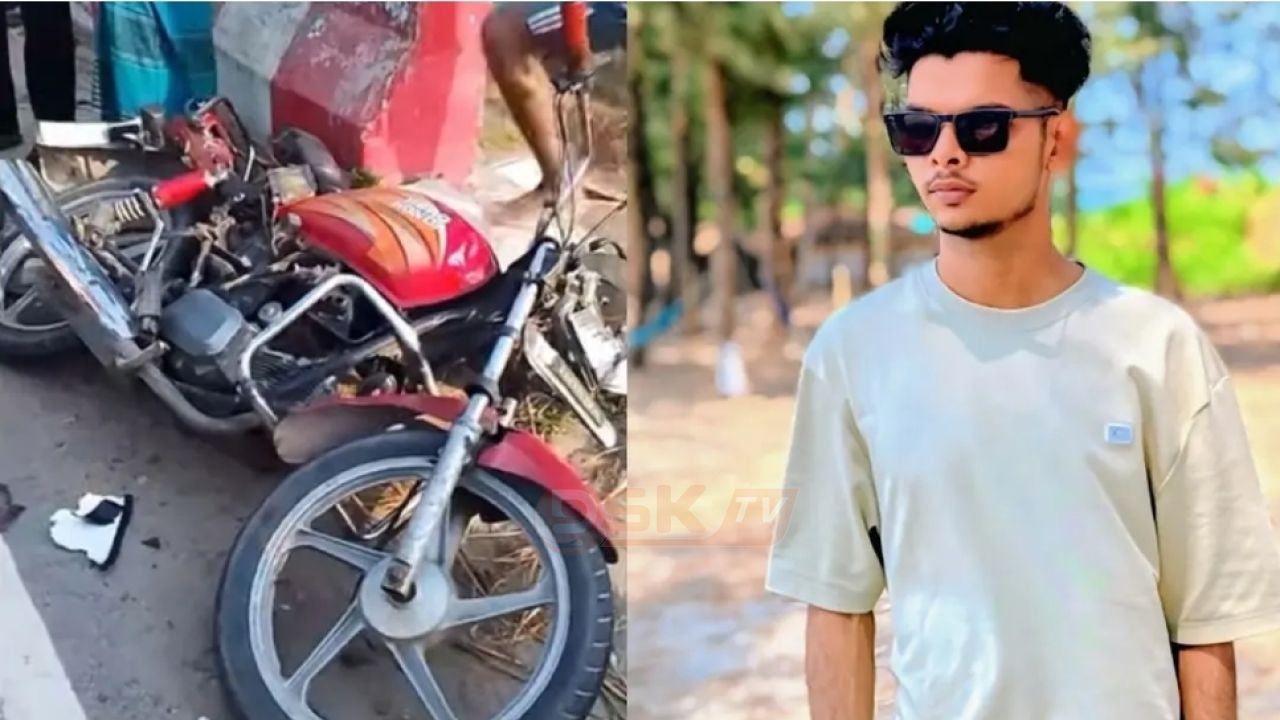 মতলবে ভাগনিকে বাইক চালানো শেখাতে গিয়ে ট্রাকে ধাক্কা, প্রাণ গেল মামার