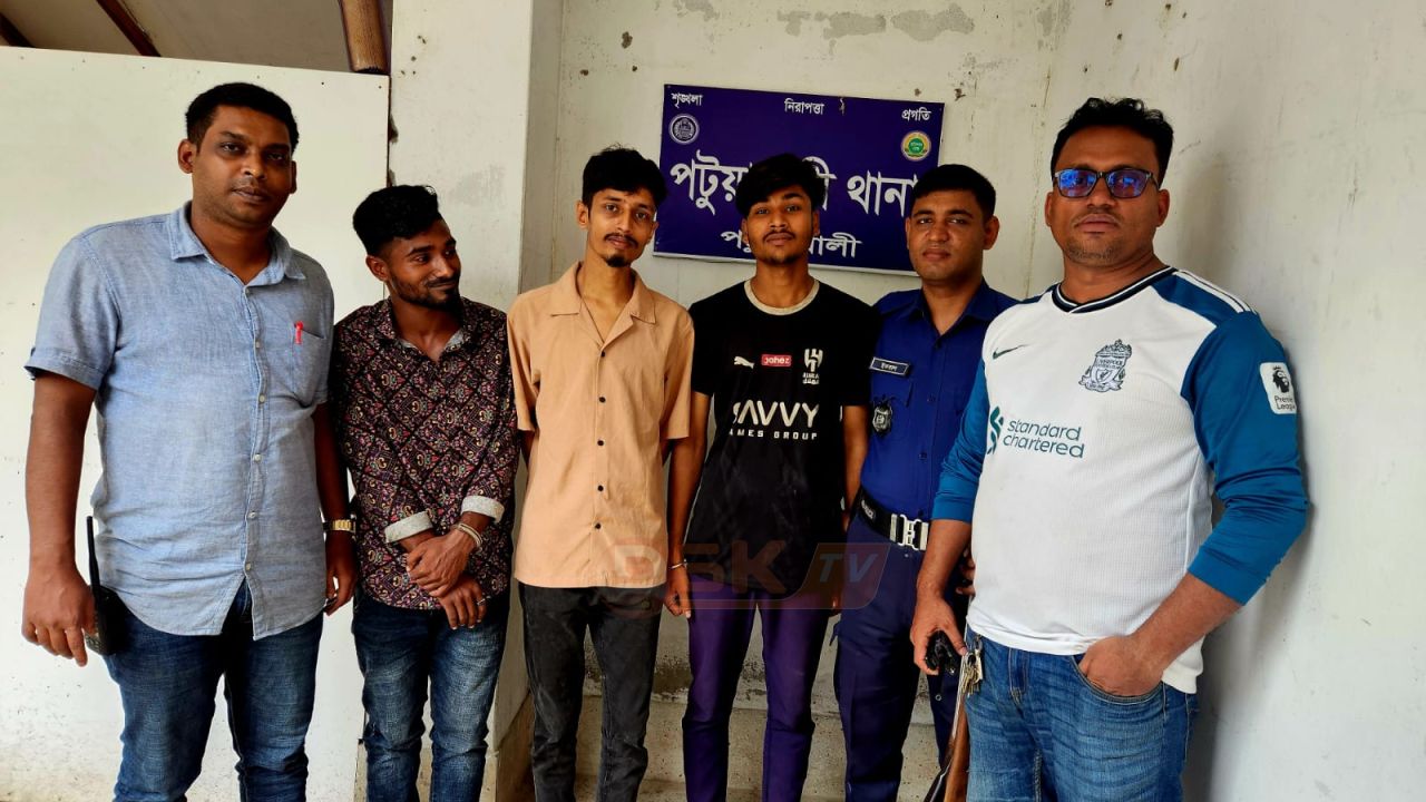 পটুয়াখালী মেডিকেল কলেজ এলাকায় অভিযান: চুরি-ছিনতাই ও মাদকসেবনের অভিযোগে ৩ জন আ'টক