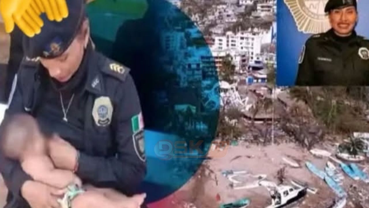 ধ্বংসস্তূপে ক্ষুধার্ত শিশুর কান্না, নিজের বুকের দুধ খাওয়ালেন পুলিশ কর্মকর্তা
