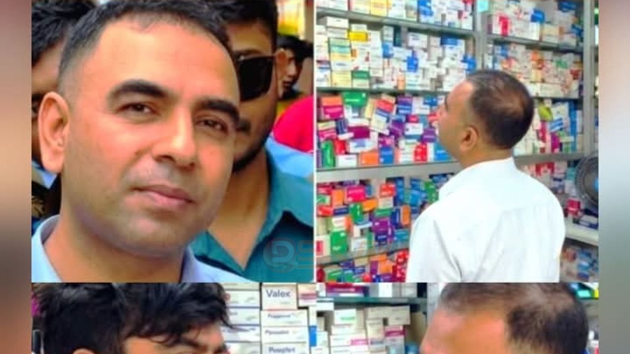 ফার্মেসিতে অভিযান, অনিয়ম না পেয়ে জরিমানা ছাড়াই ফিরলেন জব্বার স্যার